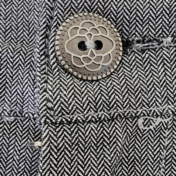 Christopher & Banks Vintage Gray and Black Herringbone Dress Pants Women's Sz 4 - Picture 9 of 9